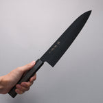 Sakai Takayuki Kurokage VG10 Hammered Teflon Coating Gyuto  240mm Wenge Handle - Japannywholesale