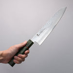 Sakai Takayuki VG10 33 Layer Damascus Gyuto Japanese Knife 240mm Stabilized wood Handle - Japannywholesale