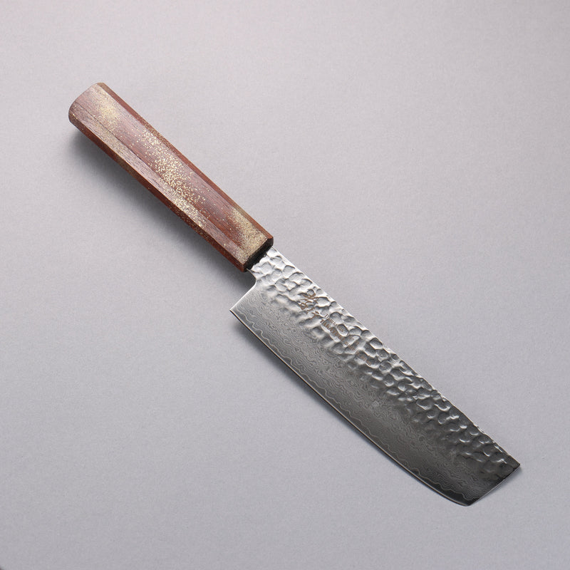 Sakai Takayuki VG10 33 Layer Damascus Nakiri  160mm Live oak Lacquered (Seiren) Handle - Japannywholesale