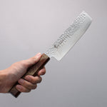 Sakai Takayuki VG10 33 Layer Damascus Nakiri  160mm Live oak Lacquered (Seiren) Handle - Japannywholesale