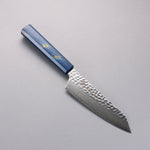 Sakai Takayuki VG10 33 Layer Damascus Kengata Santoku  160mm Live oak Lacquered (Saiseki) Handle - Japannywholesale