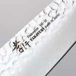 Sakai Takayuki VG10 33 Layer Damascus Kengata Santoku  160mm Live oak Lacquered (Saiseki) Handle - Japannywholesale