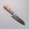 Sakai Takayuki VG10 33 Layer Damascus Santoku  170mm Live oak Lacquered (Seiren) Handle - Japannywholesale