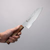 Sakai Takayuki VG10 33 Layer Damascus Santoku  170mm Live oak Lacquered (Seiren) Handle - Japannywholesale