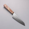 Sakai Takayuki VG10 33 Layer Damascus Kengata Santoku  160mm Live oak Lacquered (Seiren) Handle - Japannywholesale