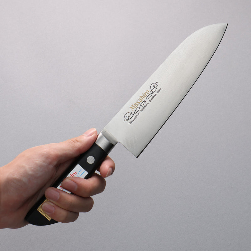 Masahiro Molybdenum Santoku  175mm - Japannywholesale