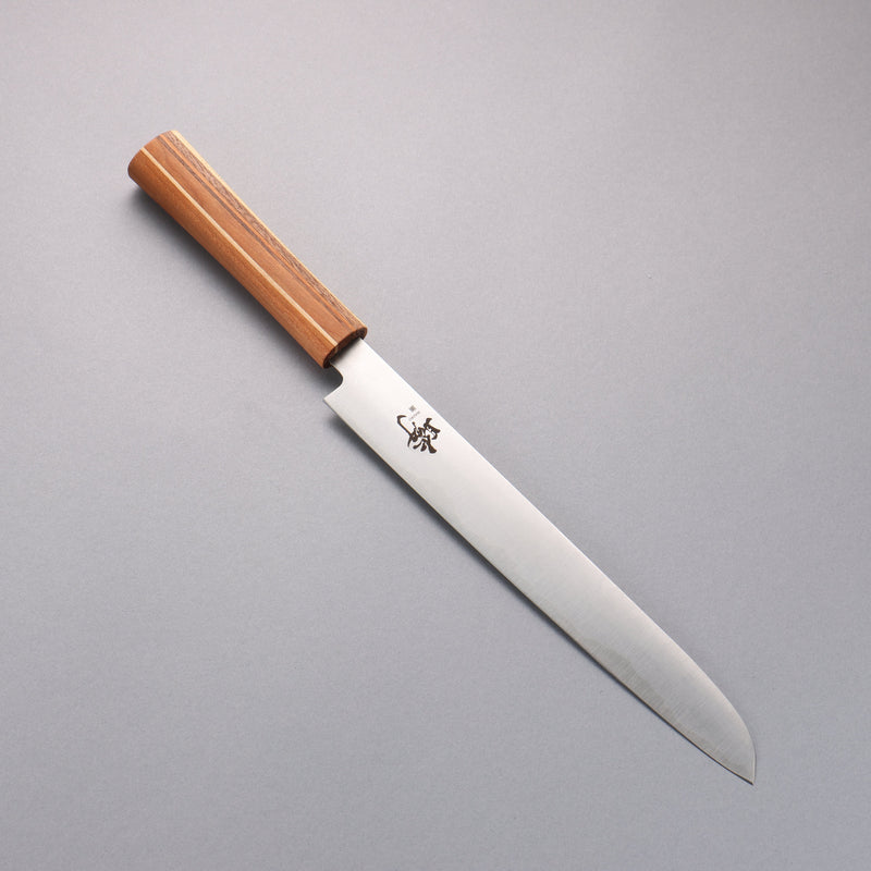 Shigeki Tanaka Majiro Silver Steel No.3 Bread Slicer  240mm Maple, Cherry, Walnut Handle - Japannywholesale