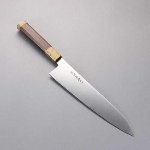 Sakai Takayuki Antares Emerald Uddeholm Swedish stain-resistant steel Gyuto  240mm Wenge (Double Green Ring) Handle - Japannywholesale