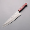 Nao Yamamoto Silver Steel No.3 Nashiji Hammered(square) Gyuto  210mm Red Pakka wood Handle - Japannywholesale