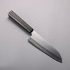 Makoto Kurosaki VG10 Nashiji Santoku  170mm Ebony Wood Handle - Japannywholesale