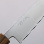 Seisuke Silver Steel No.3 Migaki Polish Finish Petty-Utility  150mm White Oak Handle - Japannywholesale