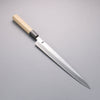 Kikuzuki White Steel No.2 Kasumitogi Yanagiba  300mm Magnolia Handle - Japannywholesale