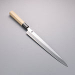 Kikuzuki White Steel No.2 Kasumitogi Yanagiba  300mm Magnolia Handle - Japannywholesale