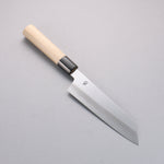 Kikuzuki White Steel No.2 Kasumitogi Kiritsuke Santoku  180mm Magnolia Handle - Japannywholesale