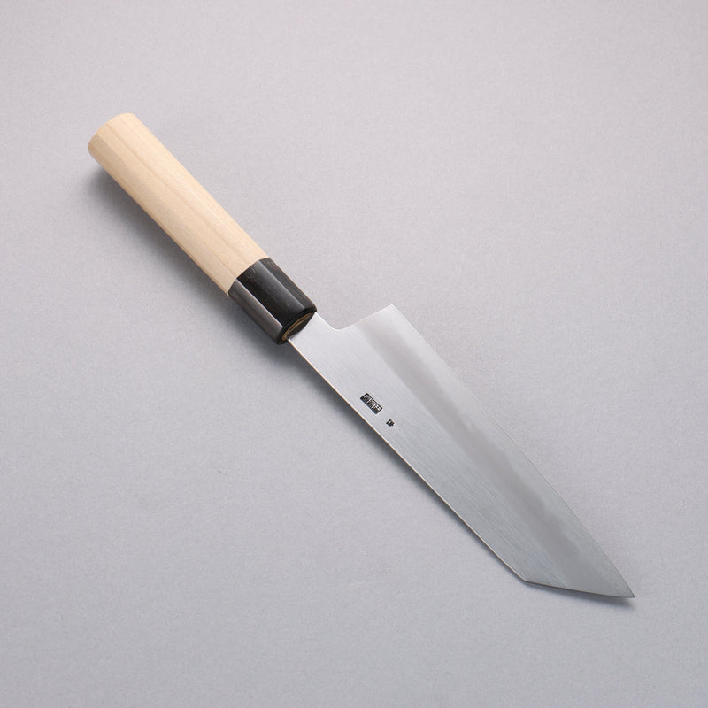 Kikuzuki White Steel No.2 Kasumitogi Kiritsuke Santoku  180mm Magnolia Handle - Japannywholesale