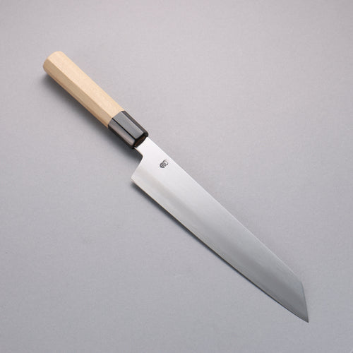 Kikuzuki White Steel No.2 Kasumitogi Kiritsuke Gyuto  240mm Magnolia Handle - Japannywholesale