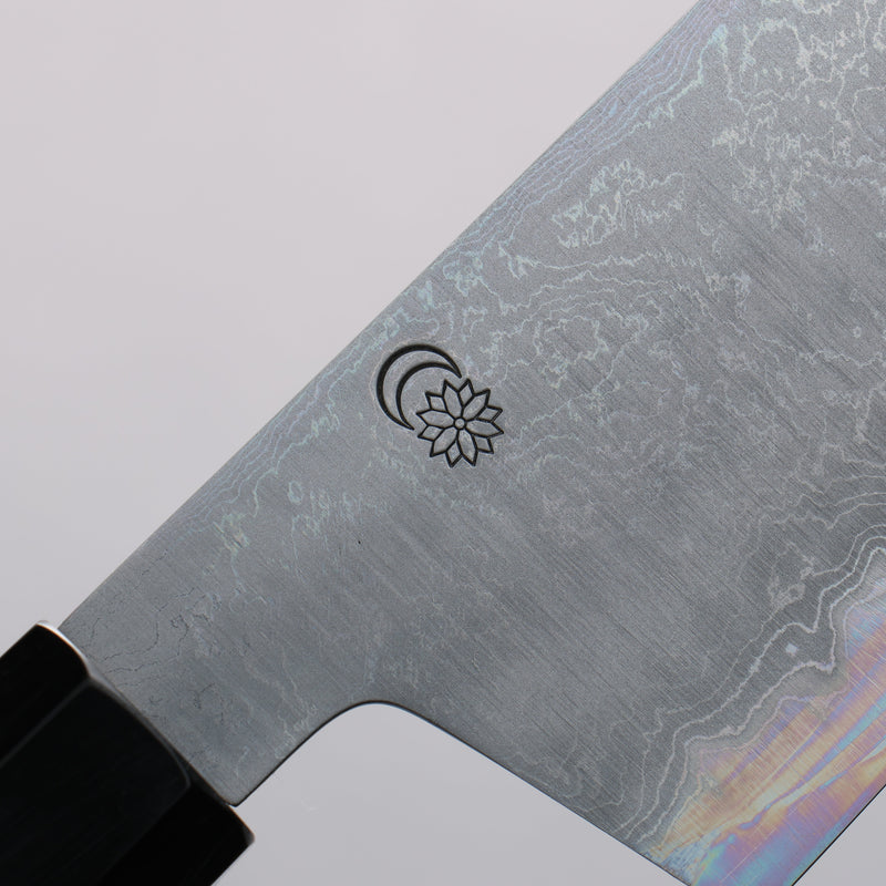 Kikuzuki Blue Steel No.1 Damascus Gyuto  270mm Magnolia Handle - Japannywholesale