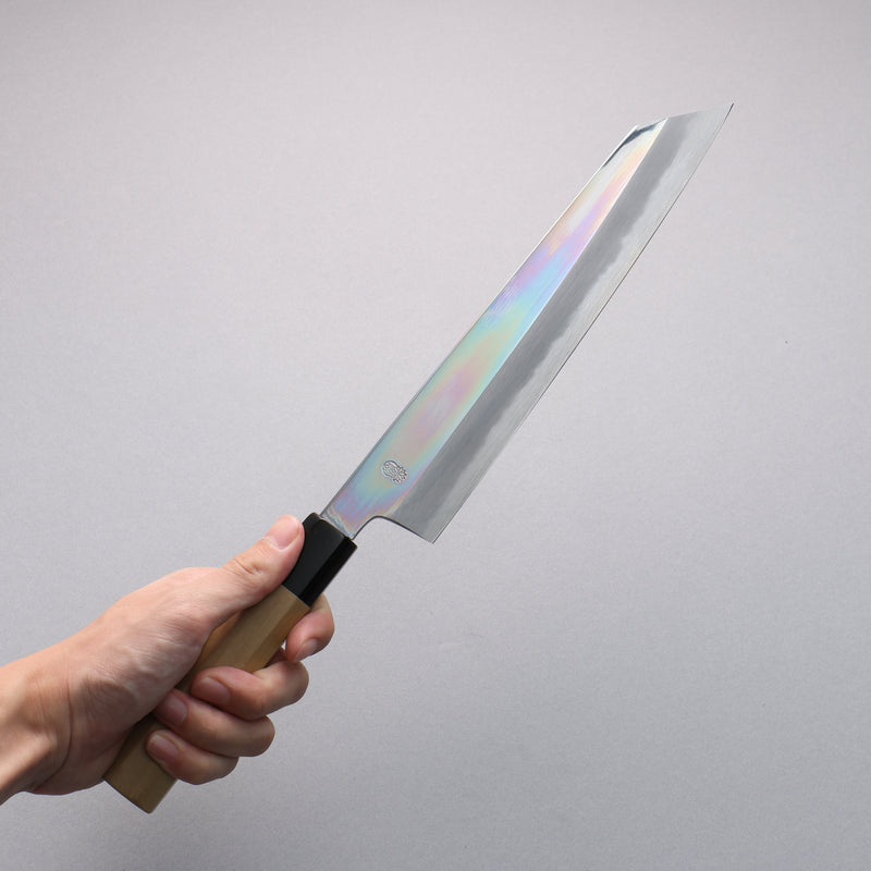 Choyo White Steel Mirrored Finish Kiritsuke Gyuto  240mm Magnolia Handle - Japannywholesale