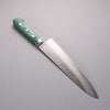 Sakai Takayuki VG10 17 Layer Damascus Gyuto  240mm Green Pakka wood Handle - Japannywholesale