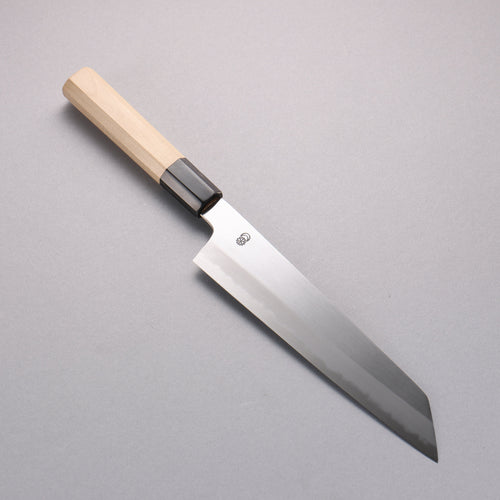 Kikuzuki White Steel No.2 Kasumitogi Kiritsuke Gyuto  210mm Magnolia Handle - Japannywholesale