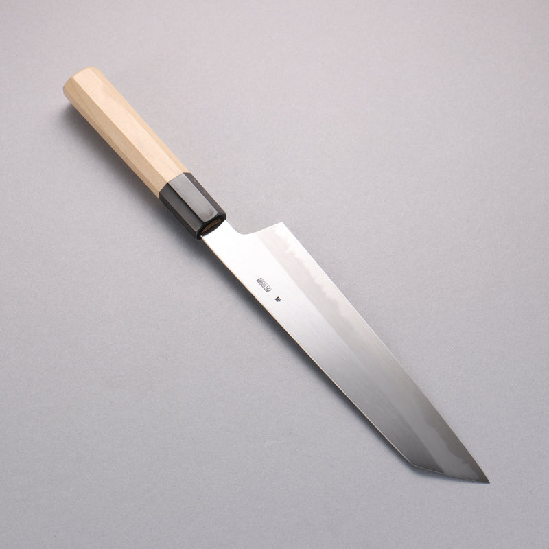 Kikuzuki White Steel No.2 Kasumitogi Kiritsuke Gyuto  210mm Magnolia Handle - Japannywholesale