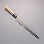 Kikuzuki White Steel No.2 Nashiji Yanagiba  240mm Magnolia Handle - Japannywholesale