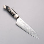 Kajin ZDP189 Damascus Migaki Finished Bunka  165mm Abalone Inlay Handle - Japannywholesale