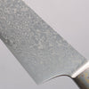 Kajin ZDP189 Damascus Migaki Finished Kiritsuke Gyuto  210mm Corian with Turquoise Inlay Handle - Japannywholesale