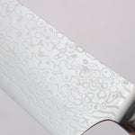 Kajin ZDP189 Damascus Migaki Finished Gyuto  210mm Abalone Inlay Handle - Japannywholesale