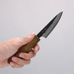 Oul Blue Super Black Nashiji Petty-Utility  80mm Oak Handle - Japannywholesale