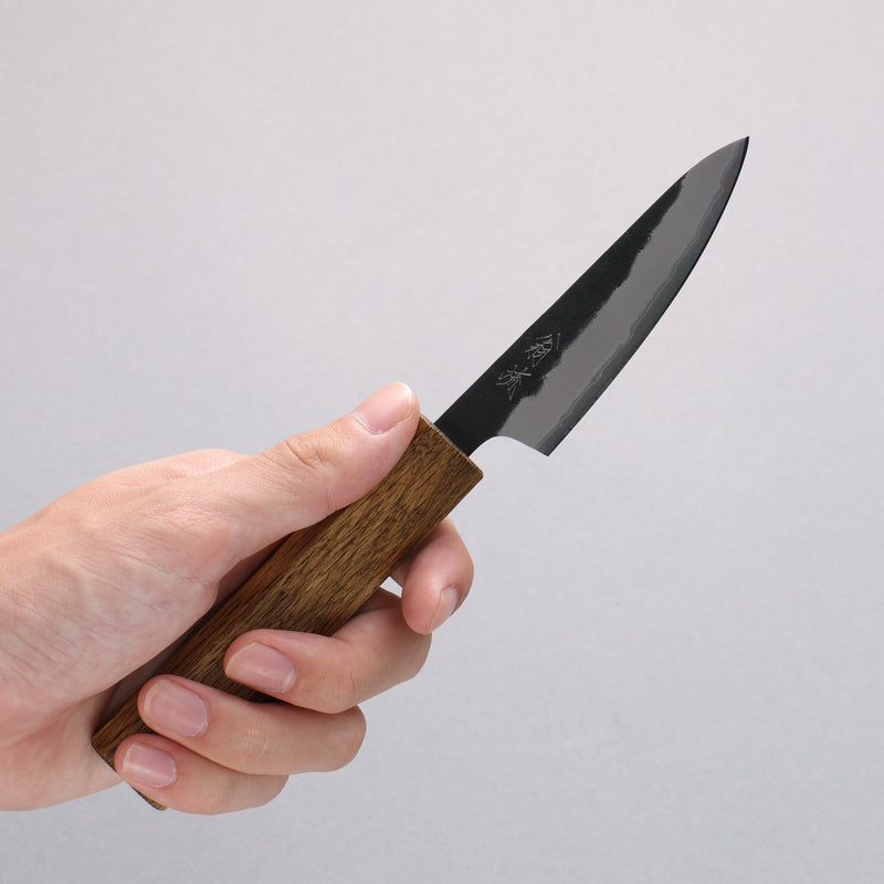 Oul Blue Super Black Nashiji Petty-Utility  80mm Oak Handle - Japannywholesale