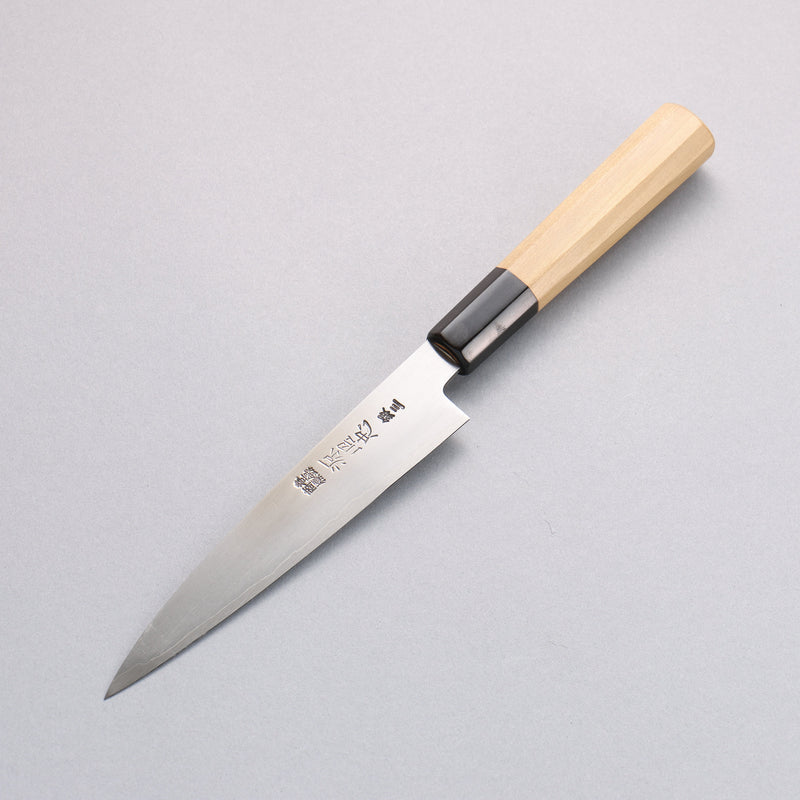 Minamoto Akitada Silver Steel No.3 Kasumitogi Petty-Utility Japanese Knife 150mm Magnolia Handle - Japannywholesale