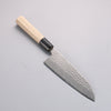 Oul Blue Super Hammered Santoku  165mm Magnolia Handle - Japannywholesale