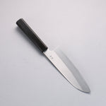 Kagekiyo Silver Steel No.3 Santoku  180mm Black Lacquered (Magnolia) Handle - Japannywholesale