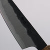 Oul Blue Super Black Nashiji Petty-Utility  80mm Oak Handle - Japannywholesale