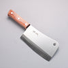 Seisuke Stainless Steel Chopper  170mm Brown Pakka wood Handle - Japannywholesale