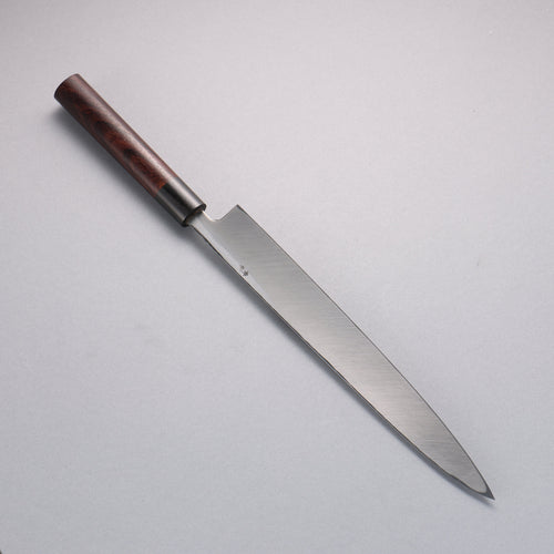 Seisuke Blue Steel Kasumitogi Yanagiba  270mm Rosewood Handle - Japannywholesale