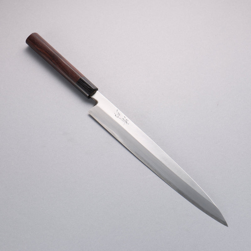 Seisuke White Steel Kasumitogi Yanagiba  270mm Rosewood Handle - Japannywholesale