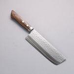 Kunihira Sairyu VG10 Damascus Nakiri  165mm Scotch Pakka wood Handle - Japannywholesale