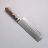 Kunihira Sairyu VG10 Damascus Nakiri  165mm Scotch Pakka wood Handle - Japannywholesale