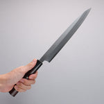 Seisuke White Steel Kasumitogi Yanagiba  240mm Rosewood Handle - Japannywholesale