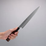 Sakai Takayuki Shikisai Kincha INOX Yanagiba  Lacquered Handle with Sheath - Japannywholesale