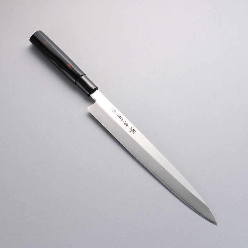 Sakai Takayuki Shikisai Akebono INOX Yanagiba  Lacquered Handle with Sheath - Japannywholesale