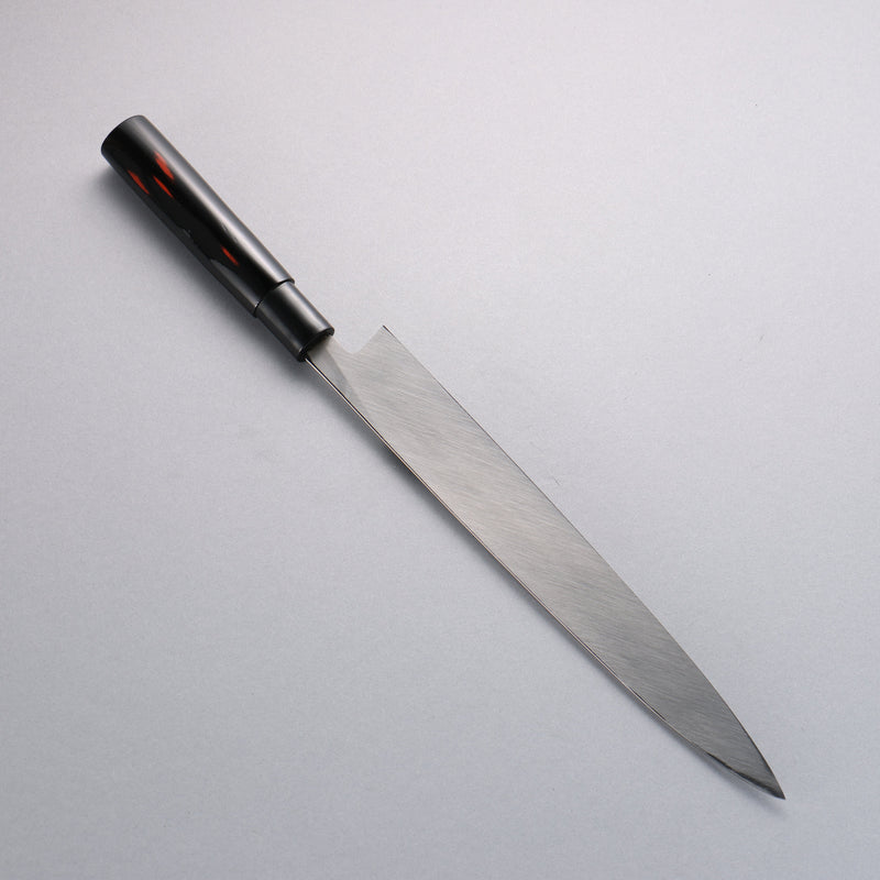 Sakai Takayuki Shikisai Akebono INOX Yanagiba  Lacquered Handle with Sheath - Japannywholesale