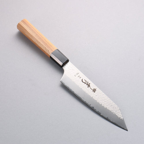 Sakai Takayuki VG5 Hammered Bunka  170mm Magnolia  (Ferrule: Black Plastic) Handle Kataoka - Japannywholesale