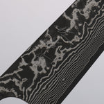 Takeshi Saji SG2 Black Damascus Petty-Utility  130mm Ebony Wood Handle - Japannywholesale