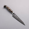 Yu Kurosaki Fujin SG2 Hammered Damascus Kiritsuke Petty-Utility  130mm Brown Black Acrylic Handle - Japannywholesale