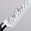 Yu Kurosaki Fujin SG2 Hammered Damascus Kiritsuke Petty-Utility  150mm Brown Black Acrylic Handle - Japannywholesale