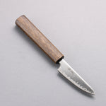 Seisuke VG10 Mirrored Finish Damascus Paring  80mm Oak Handle - Japannywholesale