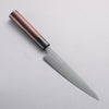 Seisuke Blue Super Migaki Polish Finish Petty-Utility  150mm Rosewood (Ferrule: Black Pakka Wood) Handle - Japannywholesale